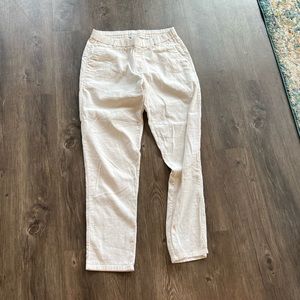 James Perse white linen pants